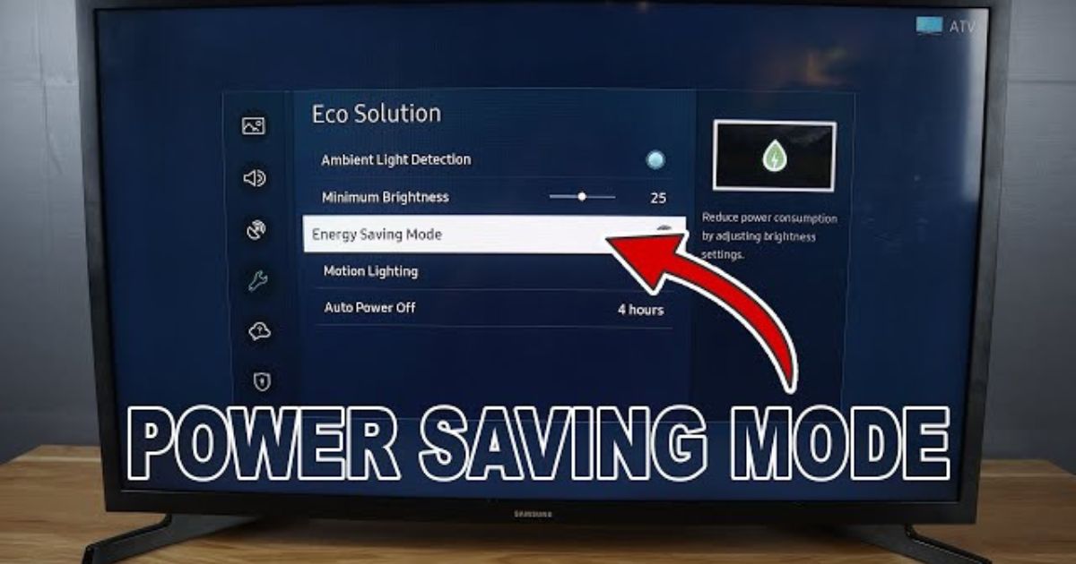 Power-Saving or Eco Mode Settings