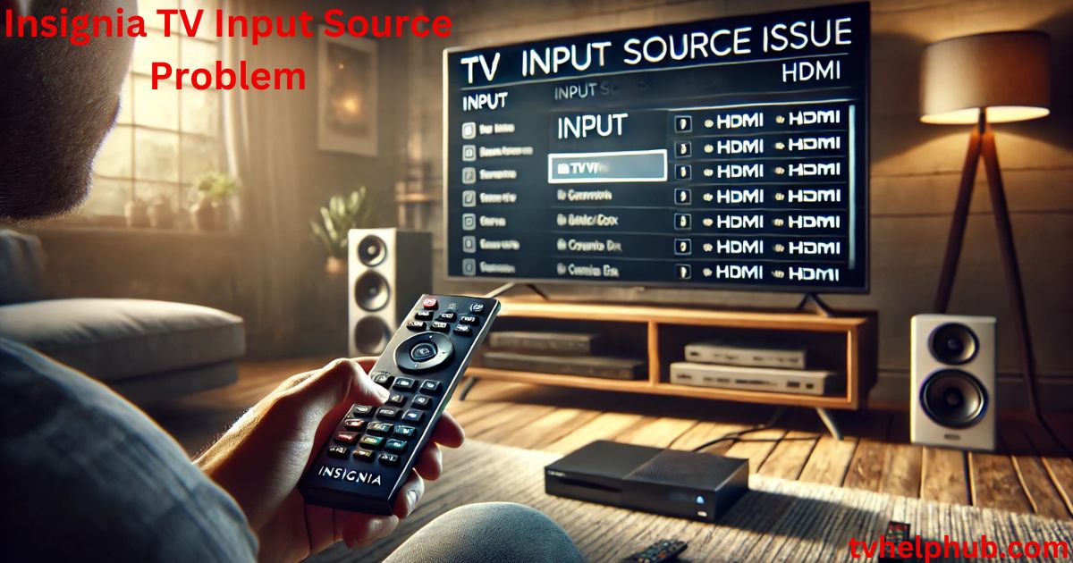Insignia TV Input Source Problem