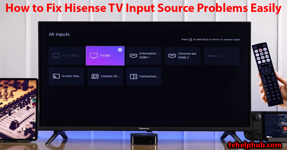 Hisense TV Input Source