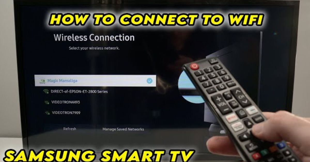 connect samsung tv to wifi