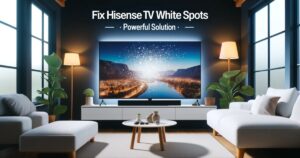 How to Fix Hisense TV White Spots