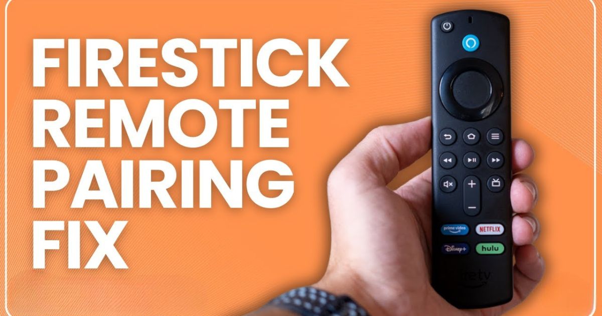 Firestick remote pairing