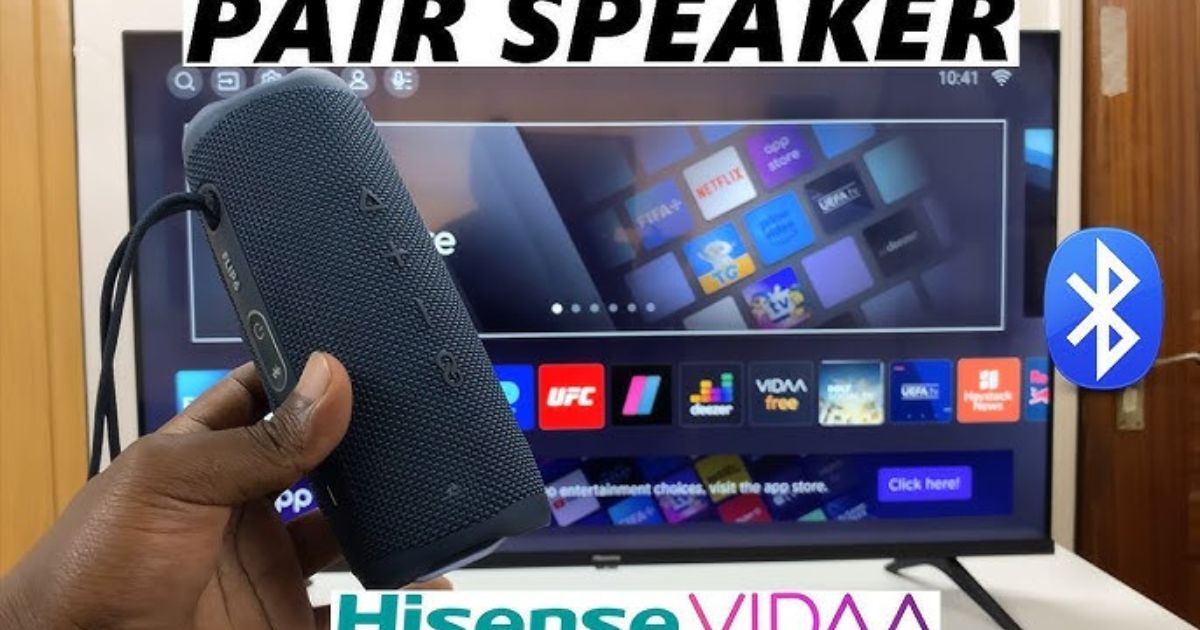connect Hisense TV to Bluetooth speaker