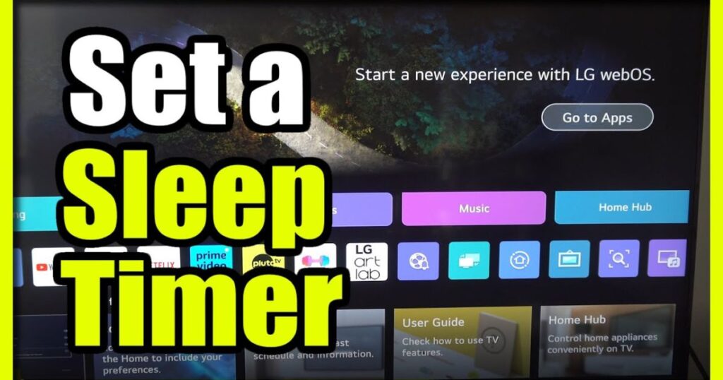 Set Sleep Timer on LG Smart TV